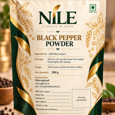 Nile Black pepper Powder 200gm
